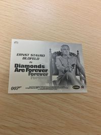 James Bond 007 007 ゼロゼロセブン カード SCIFIHOBBY.COM Rittenhouse Archives カード Ernst Stavro Blofeld トレカ 25 トレーディング サムネイル 2