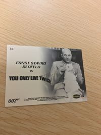 James Bond 007 007 ゼロゼロセブン カード SCIFIHOBBY.COM Rittenhouse Archives カード Ernst Stavro Blofeld トレカ 14 トレーディング サムネイル 2