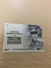 James Bond 007 007 ゼロゼロセブン カード SCIFIHOBBY.COM Rittenhouse Archives カード General Georgi Koskov トレカ 56 トレーディング サムネイル 2