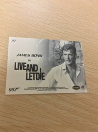 James Bond 007 007 ゼロゼロセブン カード SCIFIHOBBY.COM Rittenhouse Archives カード James Bond in Live and Let Die トレカ 27 サムネイル 2