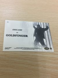007 James Bond Goldfinger Oddjob 007 card SCIFIHOBBY.COM Rittenhouse Archives サムネイル 2