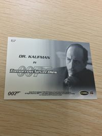 007 James Bond Archives 007 ゼロゼロセブン カード SCIFIHOBBY.COM Rittenhouse Archives カード Dr. Kaufman トレカ 67 トレーディング サムネイル 2