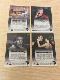 James Bond 007 007 ゼロゼロセブン カード カード まとめ Goldfinger Casino Royale You Only Live Twice Thunderball Jill Masterson M 4枚 サムネイル 6
