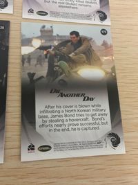 James Bond 007 007 ゼロゼロセブン カード カード まとめ シーン GoldenEye Diamonds Are Forever The Living Daylights Die Another Day 4枚 サムネイル 7