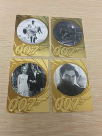 James Bond 007 4 Cards Lot Rittenhouse Archives 50th 007 card FOIL lot サムネイル 1