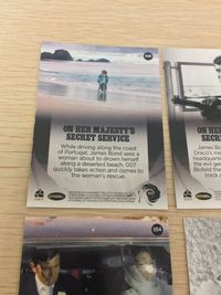 James Bond 007 4 Cards Lot Rittenhouse Archives 50th 007 card FOIL lot サムネイル 10