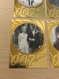 James Bond 007 4 Cards Lot Rittenhouse Archives 50th 007 card FOIL lot サムネイル 3