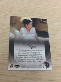 James Bond 007 007 ゼロゼロセブン カード カード Vesper Lynd トレカ 185 Rittenhouse Archives トレーディング サムネイル 2