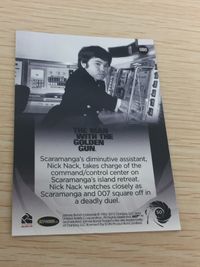 James Bond 007 007 ゼロゼロセブン カード カード Nick Nack トレカ 080 Rittenhouse Archives トレーディング サムネイル 2