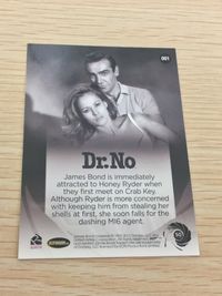 James Bond 007 007 ゼロゼロセブン カード カード Dr. No トレカ 001 Rittenhouse Archives トレーディング サムネイル 2