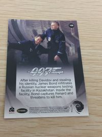 007 The World Is Not Enough 007 ゼロゼロセブン カード カード James Bond vs Renard トレカ 166 Rittenhouse Archives トレーディング サムネイル 2