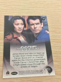 007 Tomorrow Never Dies 007 ゼロゼロセブン カード カード James Bond Wai Lin トレカ 160 Rittenhouse Archives トレーディング サムネイル 2