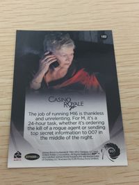 James Bond 007 007 ゼロゼロセブン カード カード M トレカ 182 Rittenhouse Archives トレーディング サムネイル 2