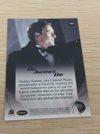 James Bond 007 007 ゼロゼロセブン カード カード Gustav Graves トレカ 180 Rittenhouse Archives トレーディング サムネイル 2
