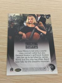 James Bond 007 007 ゼロゼロセブン カード カード Kara Milovy トレカ 129 Rittenhouse Archives トレーディング サムネイル 2