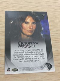 James Bond 007 007 ゼロゼロセブン カード カード Octopussy トレカ 117 Rittenhouse Archives トレーディング サムネイル 2