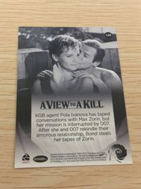 James Bond 007 A View to a Kill Card #124 Pola Ivanova Rittenhouse 007 card FOIL サムネイル 2