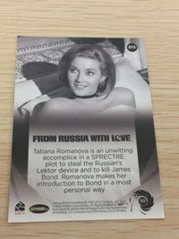 James Bond 007 007 ゼロゼロセブン カード カード Tatiana Romanova トレカ 015 Rittenhouse Archives トレーディング サムネイル 2