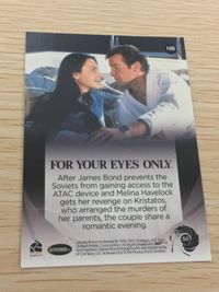 James Bond 007 007 ゼロゼロセブン カード カード For Your Eyes Only トレカ 108 Rittenhouse Archives トレーディング サムネイル 2