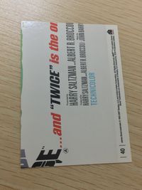 James Bond 007 007 ゼロゼロセブン カード カード Tiger Tanaka トレカ 40 Rittenhouse Archives トレーディング サムネイル 2