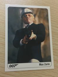 James Bond 007 007 ゼロゼロセブン カード カード Max Zorin トレカ 121 Rittenhouse Archives トレーディング サムネイル 1