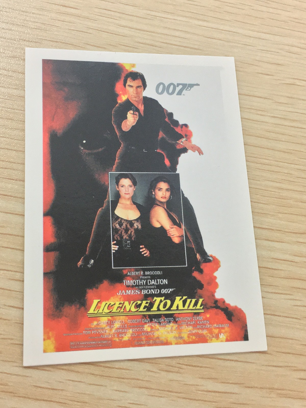 James Bond 007 007 ゼロゼロセブン カード 映画 ポスター風 カード Licence To Kill トレカ Rittenhouse Archives トレーディング