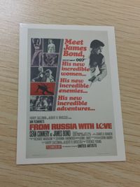 James Bond 007 007 ゼロゼロセブン カード 映画 ポスター風 カード From Russia with Love トレカ Rittenhouse Archives トレーディング サムネイル 1