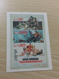 James Bond 007 Archives 007 ゼロゼロセブン カード 映画 ポスター風 カード Thunderball トレカ Rittenhouse Archives コレクション サムネイル 1