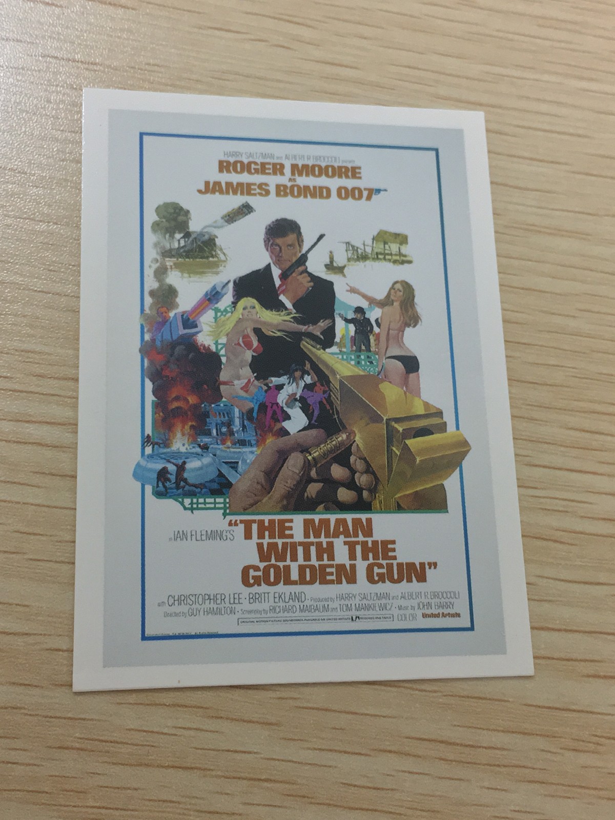 James Bond 007 007 ゼロゼロセブン カード 映画 ポスター風 カード The Man with the Golden Gun トレカ Rittenhouse Archives コレクション