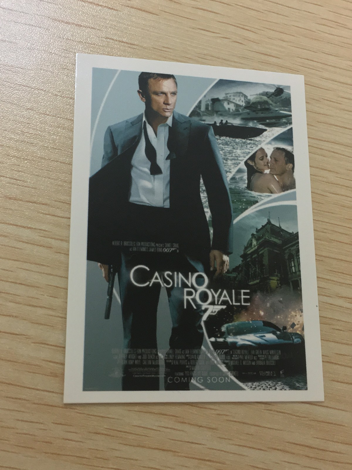James Bond 007 Casino Royale 007 ゼロゼロセブン カード 映画 ポスター風 カード Casino Royale トレカ Rittenhouse Archives トレーディング