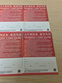 James Bond 007 40th Anniversary TCG 8 Cards Lot 007 movie poster card lot サムネイル 6