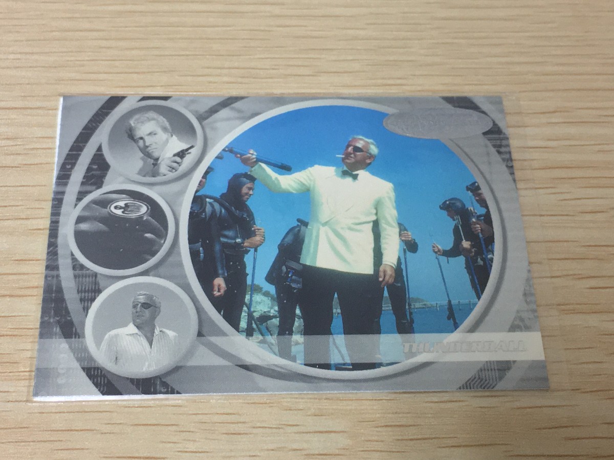 James Bond 007 James Bond 40th Anniversary 007 ゼロゼロセブン カード カード Thunderball トレカ 0015 Rittenhouse Archives トレーディング
