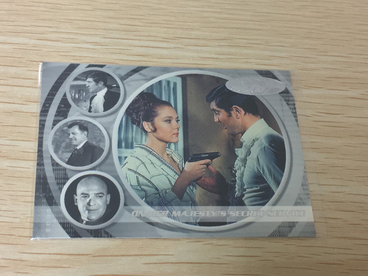 007 James Bond 40th Anniversary 007 ゼロゼロセブン カード カード On Her Majesty's Secret Service トレカ DD19 Rittenhouse Archives