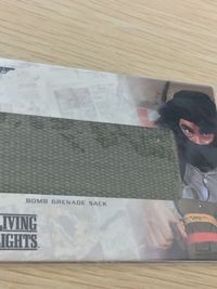 James Bond 007 The Living Daylights 007 ゼロゼロセブン カード コスチューム 当選品 カード Bomb Grenade Sack トレカ RC15 Rittenhouse Archives サムネイル 3