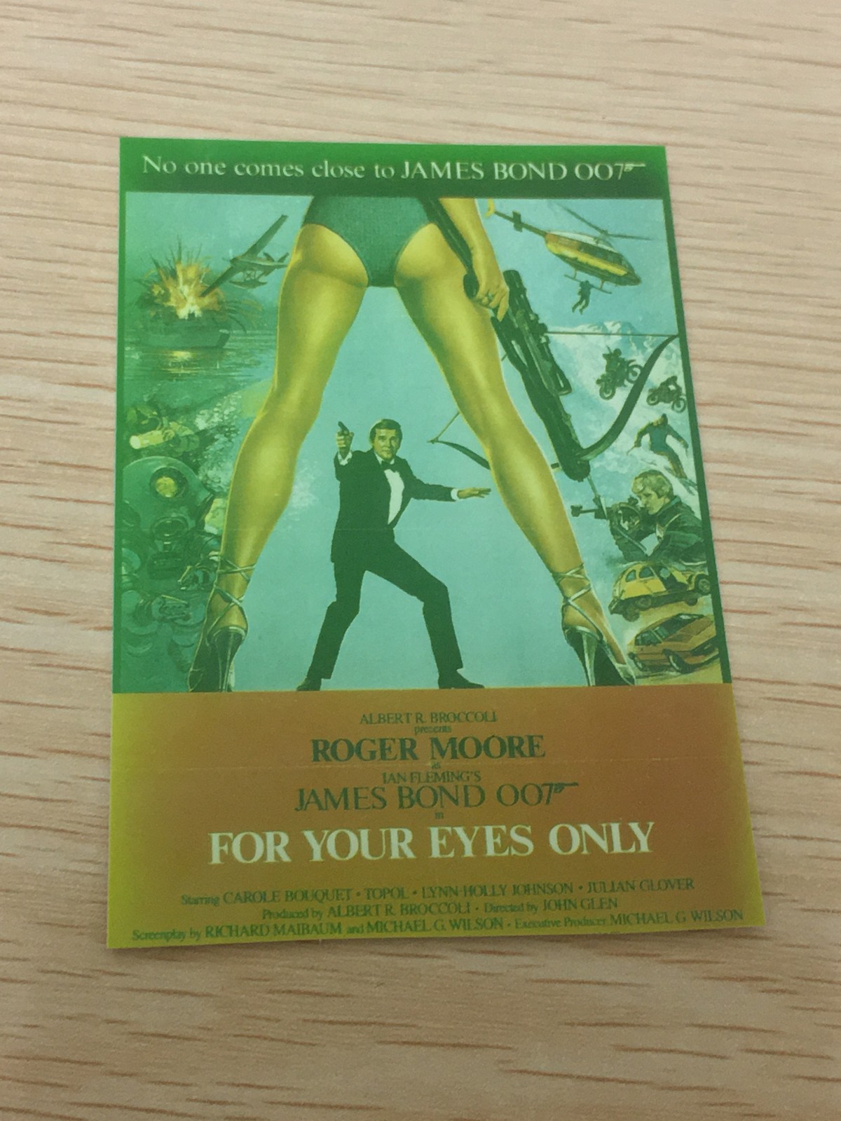 James Bond 007 007 ゼロゼロセブン カード 写真カード カード For Your Eyes Only トレカ Rittenhouse Archives トレーディング