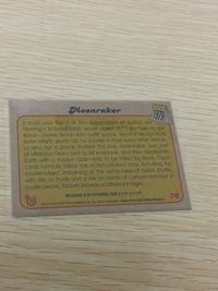 James Bond 007 Moonraker 007 ゼロゼロセブン カード カード Less-Than-Tender Clutches! トレカ 55 Topps 映画トレーディング サムネイル 2