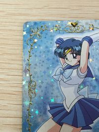 美少女戦士 セーラームーン カード セーラーマーキュリー トレカ SP5 SP バンダイ カードダス サムネイル 2