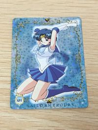 美少女戦士 セーラームーン カード セーラーマーキュリー トレカ SP5 SP バンダイ カードダス サムネイル 1