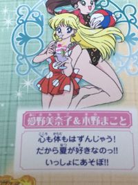 美少女戦士セーラームーンワールド3 カード 愛野美奈子 木野まこと トレカ SP3 SP バンダイ 食玩 サムネイル 4