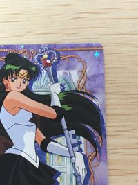 美少女戦士セーラームーン セーラームーンワールド2 カード セーラープルート 時空の扉 トレカ SP6 SP バンダイ 食玩 カードダス サムネイル 6