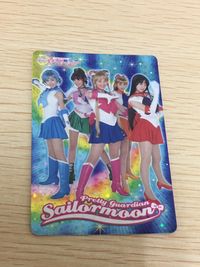 美少女戦士 セーラームーン カード セーラー戦士5人集合 トレカ SP05 バンダイ 食玩 サムネイル 1