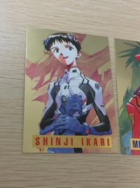 新世紀エヴァンゲリオン エヴァンゲリオン カードダスマスターズ SP まとめ 碇シンジ 葛城ミサト カード まとめ キャラクター 碇シンジ 葛城ミサト 2枚 SP1 SP4 バンダイ カードダスマスターズ サムネイル 4