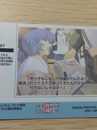 エヴァ育成計画 新世紀エヴァンゲリオン 綾波育成計画 カード 綾波レイ 同人作家 トレカ H18 ENDING 027 アマダ コレクション サムネイル 8