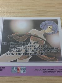 新世紀エヴァンゲリオン 綾波育成計画 カード 綾波レイ SM女王 トレカ H19 AMADA PRINTING MFG.CO. LTD. トレーディング サムネイル 9