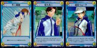 テニプリ テニスの王子様 テニスの王子様 テニプリ カード カード まとめ CHARACTER CARD 不二周助 菊丸英二 越前リョーマ 3枚 01008R コナミ キャラクター