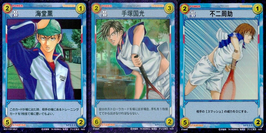 テニプリ テニスの王子様 テニスの王子様 テニプリ カード カード まとめ キャラクター 海堂薫 手塚国光 不二周助 3枚 01002R 01008R コナミ TCG