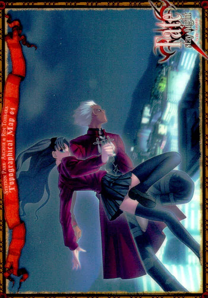フェイト Fate/stay night Fate stay night FACT CARD 初版 カード 冬木市 Topographical Map 04 トレカ 094 SILVER BLITZ コレクション