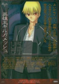 Fate/stay night FACT Fate stay night FACT CARD 初版 カード 英雄王ギルガメッシュ トレカ 070 SILVER BLITZ キャラクター