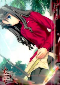 Fate/stay night FACT Fate stay night FACT CARD 初版 カード 遠坂凛 トレカ 021 初版 SILVER BLITZ コレクション サムネイル 2