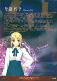 Fate/stay night Fate stay night FACT CARD 初版 カード 聖杯戦争 Heavens feel トレカ 073 SILVER BLITZ FACT サムネイル 2